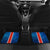 Costa Rica Pura Vida Car Mats Blue Geometric with Red Stripe and National Flag Detail - Wonder Print Shop