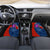 Costa Rica Orchid Car Mats Red and Blue with National Emblem and Purple Flower Design - Wonder Print Shop