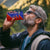 Costa Rica Toucan 4 in 1 Can Cooler Tumbler Red and Blue with National Seal and Tropical Bird Graphic - Wonder Print Shop