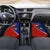 Costa Rica Toucan Car Mats Red and Blue with National Seal and Tropical Bird Graphic - Wonder Print Shop