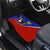 Costa Rica Toucan Car Mats Red and Blue with National Seal and Tropical Bird Graphic - Wonder Print Shop