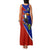 Costa Rica Toucan Family Matching Tank Maxi Dress and Hawaiian Shirt Red and Blue with National Seal and Tropical Bird Graphic - Wonder Print Shop