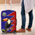 Costa Rica Toucan Luggage Cover Red and Blue with National Seal and Tropical Bird Graphic - Wonder Print Shop