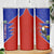 Costa Rica Toucan Skinny Tumbler Red and Blue with National Seal and Tropical Bird Graphic - Wonder Print Shop