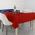 Costa Rica Toucan Tablecloth Red and Blue with National Seal and Tropical Bird Graphic - Wonder Print Shop