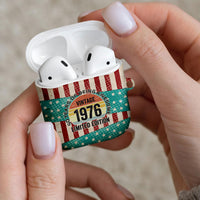America Vintage 1976 50th Birthday AirPods Case Retro Sunset Patriotic