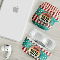 America Vintage 1976 50th Birthday AirPods Case Retro Sunset Patriotic