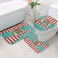 America Vintage 1976 50th Birthday Bathroom Set Retro Sunset Patriotic