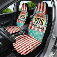 America Vintage 1976 50th Birthday Car Seat Cover Retro Sunset Patriotic