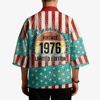 America Vintage 1976 50th Birthday Kimono Retro Sunset Patriotic