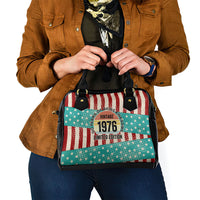 America Vintage 1976 50th Birthday Shoulder Handbag Retro Sunset Patriotic