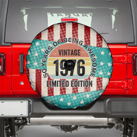 America Vintage 1976 50th Birthday Spare Tire Cover Retro Sunset Patriotic