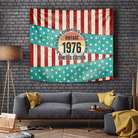 America Vintage 1976 50th Birthday Tapestry Retro Sunset Patriotic
