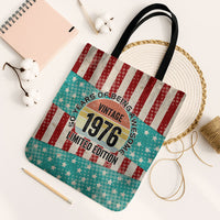 America Vintage 1976 50th Birthday Tote Bag Retro Sunset Patriotic