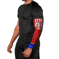 America Turns 250 I Turn 50 Arm Sleeves Patriotic Eagle Flag Birthday Stars Stripes