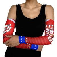 America Turns 250 I Turn 50 Arm Sleeves Patriotic Eagle Flag Birthday Stars Stripes