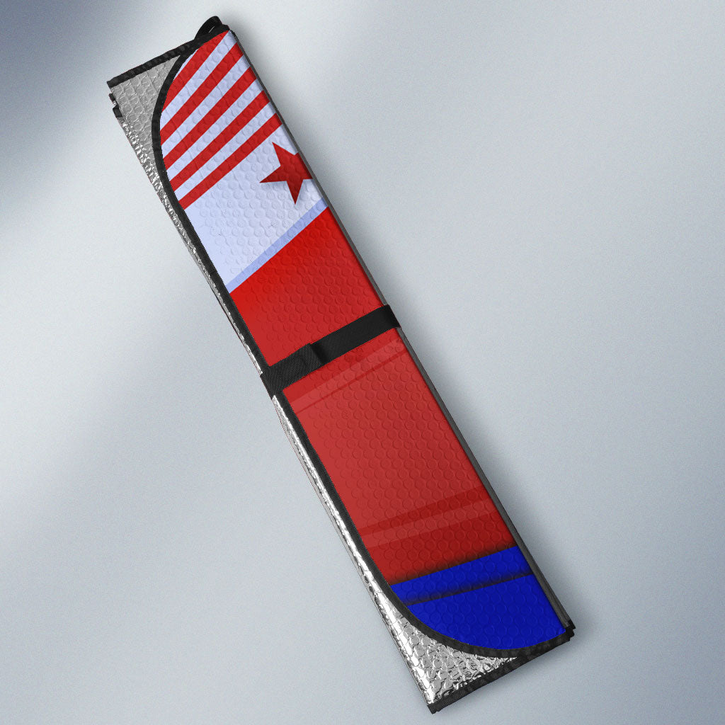 America Turns 250 I Turn 50 Auto Sun Shade Patriotic Eagle Flag Birthday Stars Stripes