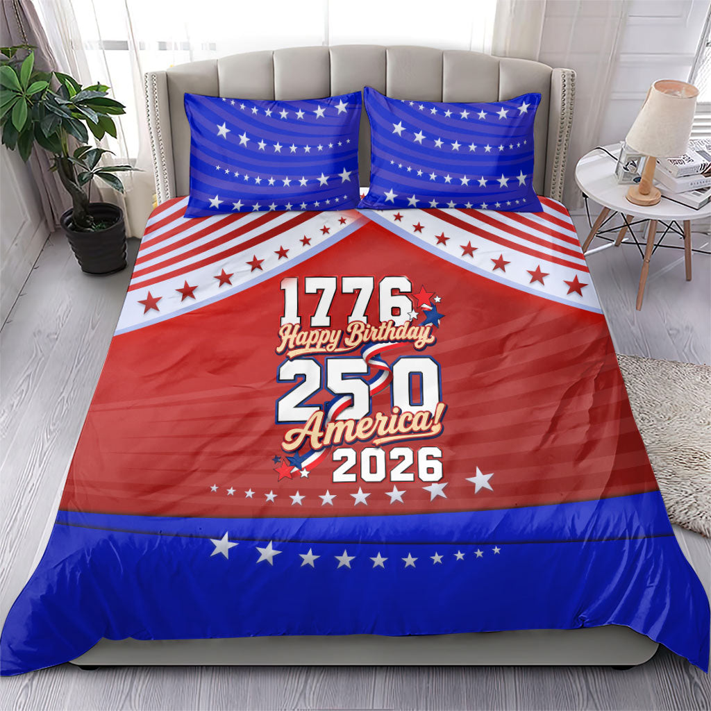 America Turns 250 I Turn 50 Bedding Set Patriotic Eagle Flag Birthday Stars Stripes