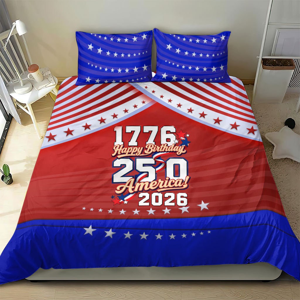 America Turns 250 I Turn 50 Bedding Set Patriotic Eagle Flag Birthday Stars Stripes