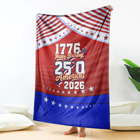 America Turns 250 I Turn 50 Blanket Patriotic Eagle Flag Birthday Stars Stripes