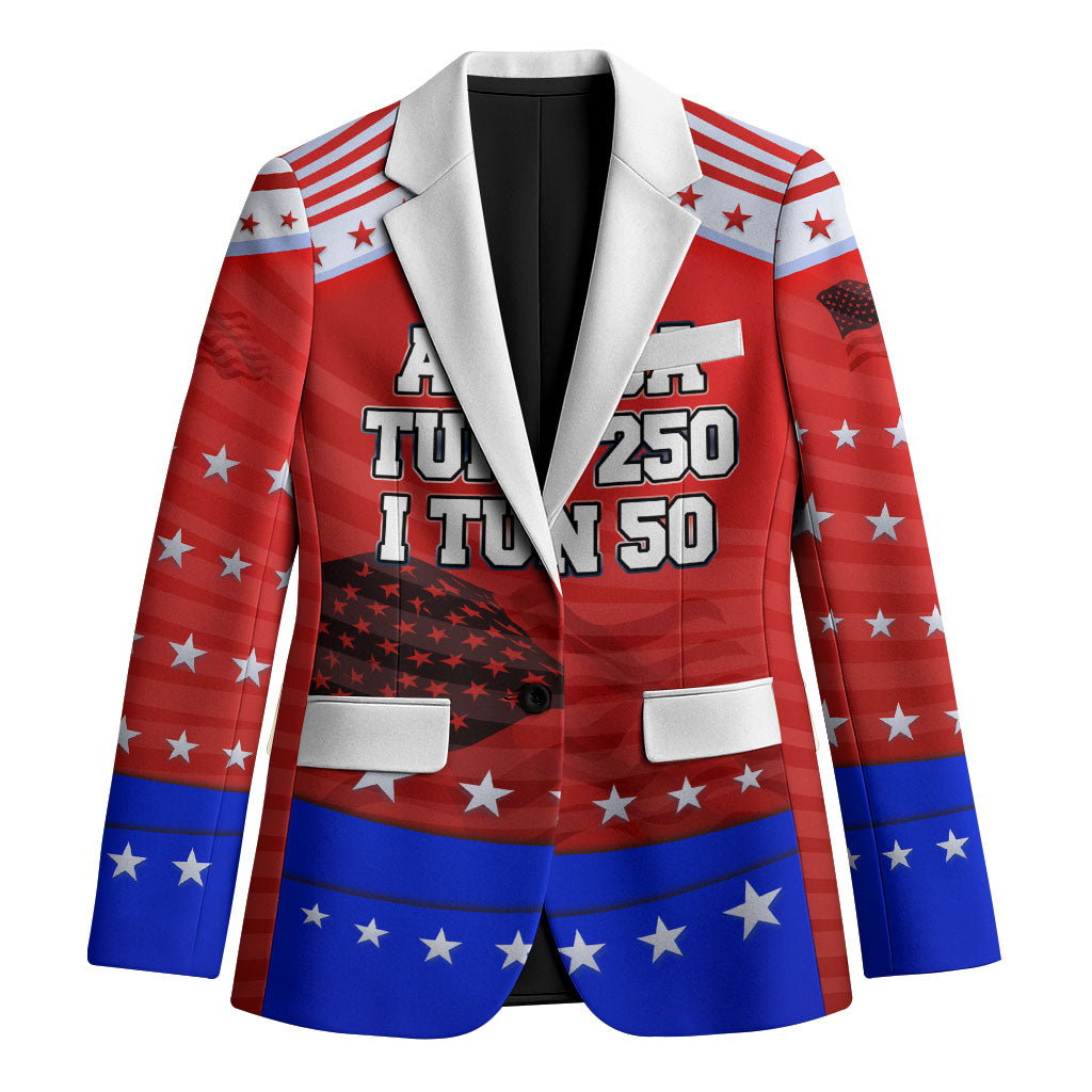 America Turns 250 I Turn 50 Blazer Patriotic Eagle Flag Birthday Stars Stripes