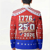 America Turns 250 I Turn 50 Blazer Patriotic Eagle Flag Birthday Stars Stripes