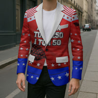 America Turns 250 I Turn 50 Blazer Patriotic Eagle Flag Birthday Stars Stripes