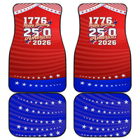 America Turns 250 I Turn 50 Car Mats Patriotic Eagle Flag Birthday Stars Stripes