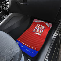 America Turns 250 I Turn 50 Car Mats Patriotic Eagle Flag Birthday Stars Stripes
