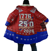 America Turns 250 I Turn 50 Cloak Patriotic Eagle Flag Birthday Stars Stripes