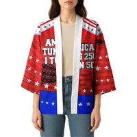 America Turns 250 I Turn 50 Kimono Patriotic Eagle Flag Birthday Stars Stripes