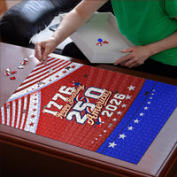 America Turns 250 I Turn 50 Puzzle Patriotic Eagle Flag Birthday Stars Stripes