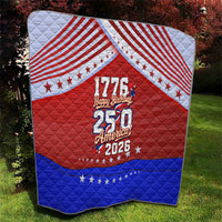 America Turns 250 I Turn 50 Quilt Patriotic Eagle Flag Birthday Stars Stripes