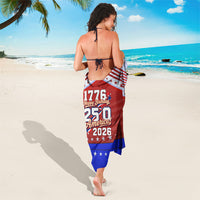 America Turns 250 I Turn 50 Sarong Patriotic Eagle Flag Birthday Stars Stripes