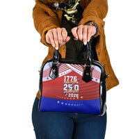 America Turns 250 I Turn 50 Shoulder Handbag Patriotic Eagle Flag Birthday Stars Stripes