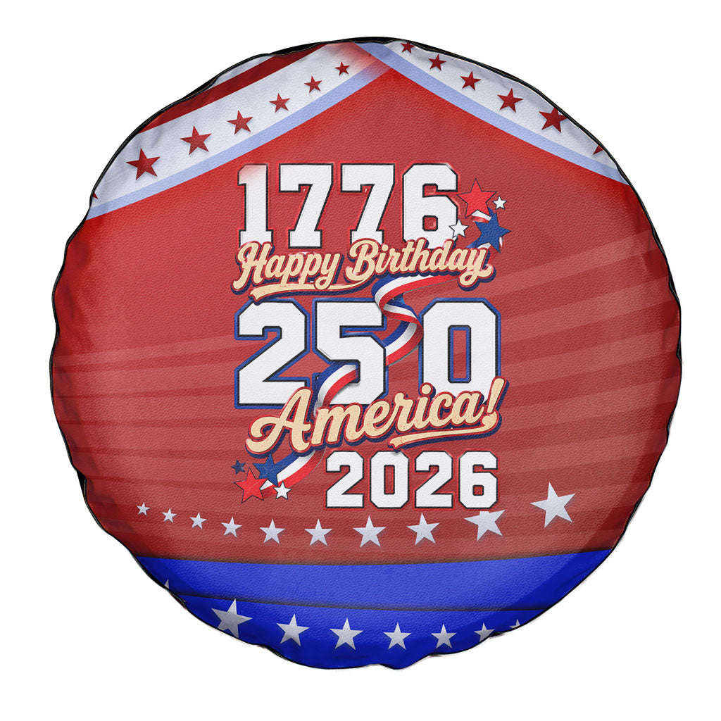 America Turns 250 I Turn 50 Spare Tire Cover Patriotic Eagle Flag Birthday Stars Stripes