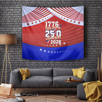 America Turns 250 I Turn 50 Tapestry Patriotic Eagle Flag Birthday Stars Stripes
