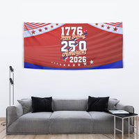 America Turns 250 I Turn 50 Tapestry Patriotic Eagle Flag Birthday Stars Stripes