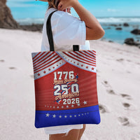 America Turns 250 I Turn 50 Tote Bag Patriotic Eagle Flag Birthday Stars Stripes