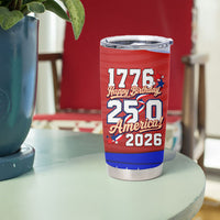 America Turns 250 I Turn 50 Tumbler Cup Patriotic Eagle Flag Birthday Stars Stripes