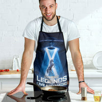 Scotland Kelpies And Unicorn UFO Apron Sci-Fi Alien Abduction And Magic Legends