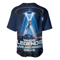 Scotland Kelpies And Unicorn UFO Baseball Jersey Sci-Fi Alien Abduction And Magic Legends
