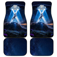 Scotland Kelpies And Unicorn UFO Car Mats Sci-Fi Alien Abduction And Magic Legends