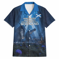 Scotland Kelpies And Unicorn UFO Hawaiian Shirt Sci-Fi Alien Abduction And Magic Legends