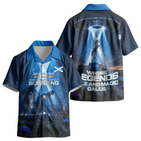Scotland Kelpies And Unicorn UFO Kid Hawaiian Shirt Sci-Fi Alien Abduction And Magic Legends