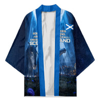 Scotland Kelpies And Unicorn UFO Kimono Sci-Fi Alien Abduction And Magic Legends