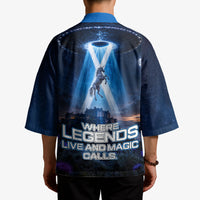 Scotland Kelpies And Unicorn UFO Kimono Sci-Fi Alien Abduction And Magic Legends