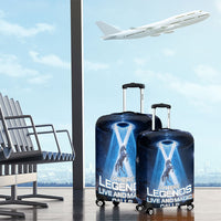 Scotland Kelpies And Unicorn UFO Luggage Cover Sci-Fi Alien Abduction And Magic Legends