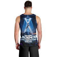 Scotland Kelpies And Unicorn UFO Men Tank Top Sci-Fi Alien Abduction And Magic Legends