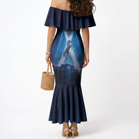 Scotland Kelpies And Unicorn UFO Mermaid Dress Sci-Fi Alien Abduction And Magic Legends